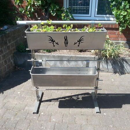 Blumenkasten Edelstahl